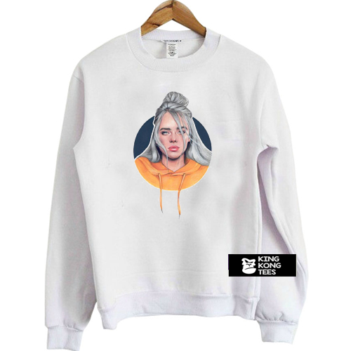 billie eilish orange sweatshirt